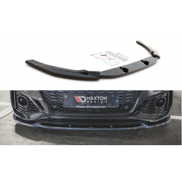 Накладка сплиттер на передний бампер на Audi RS5 B9 рестайл